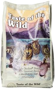 Taste of the Wild Dry Dog Food, Wetlands Canine Formula with Roasted Wild Fowl, 5 Pound Bag