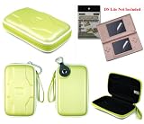 Lime Green Hard Shell EVA Carrying Case with Screen Protector for Nintenod DS Lite
