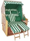Produkt-Bild: Strandkorb Binz gr&uuml;n kariert