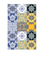 Huella deco Felpudo de Vinilo (Cielo/Multicolor)