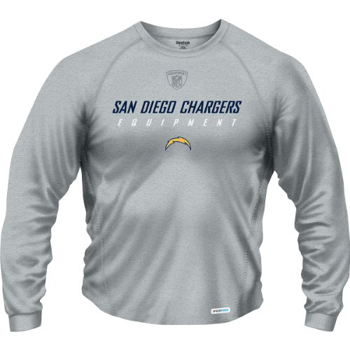 Reebok San Diego Chargers Equipment Long Sleeve Speedwick XX Large