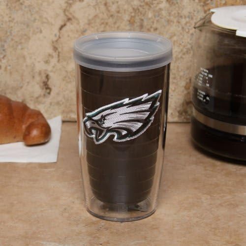 NFL Tervis Tumbler Philadelphia Eagles 16oz. Black-Clear Color Travel Tumbler