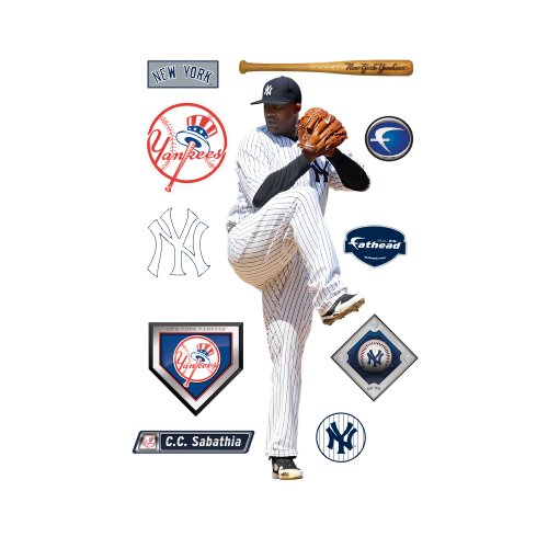 Title: CC Sabathia New York Yankees Wall Decal; UPC: 843767022379; ASIN: B002JBP7OC; Sales Rank: 8989. MLB CC Sabathia New York Yankees Wall Decal cc sabathia wallpaper yankees. Title: CC Sabathia New York Yankees Wall Decal; UPC: 843767022379; ASIN: B002JBP7OC; Sales Rank: 8989. MLB CC Sabathia New York Yankees Wall Decal