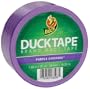 Duck Brand 1265017 1.88-Inch by 20-Yard Colored Duck Tape, Purple Duchess