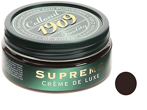 Collonil 1909 Dark Brown Cream Deluxe. High Gloss Cream Polish Revives Color and Nourishes All Designer Smooth and High Gloss Leather Shoes. Made in Germany.