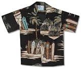 Surfboard Beach Shack Boy's Hawaiian Aloha Shirt