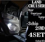 ランクル100 LEDバルブ ドア用 テシランプ 1台分セット シグナスにも