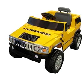 National Products 6V Yellow Hummer H2 Battery Operated Ride-on