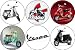 Set of 6 VESPA SCOOTERS 1.25
