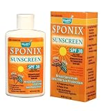 Sponix Sunscreen Spf 38, Zinc Oxide And Titanium Dioxide, 4-Ounce Boxes (Pack of 2)