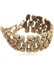 Lucky Brand Gold Giraffe Print Bracelet, 7.63"