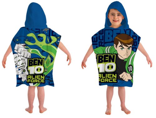 Ben 10 Alien Force Poncho Bath Beach Towel OFFICIAL