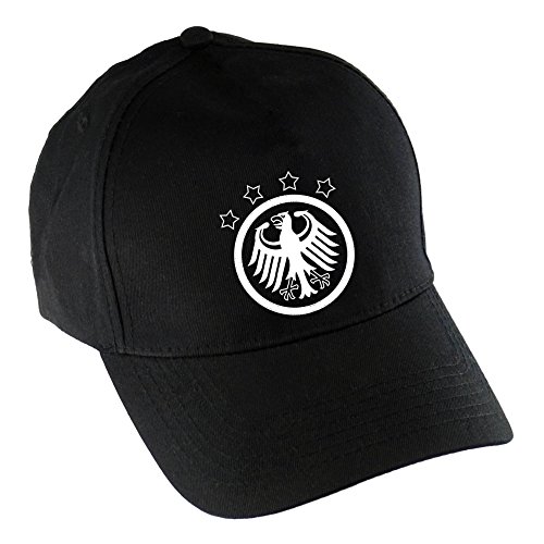 Baseballcap Deutschland Retro EM 2016 in Frankreich France schwarz Germany Deutschland