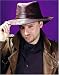 Weathered Leather Look Brown Fedora Costume Hat
