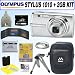Olympus Stylus 1010 10MP Digital Camera (Silver) + 2GB Deluxe Accessory Kit