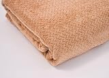 Deluxe Microfibre Large Soft Textured Throw 140x200cm Coffee