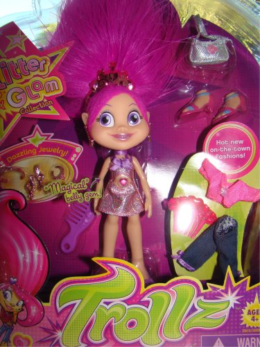Childrens Toyshop  Toys : Trollz Van Der Troll Amethyst Doll - Glitter & Glam Collection