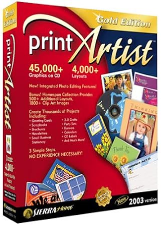 Print Artist Gold 2003