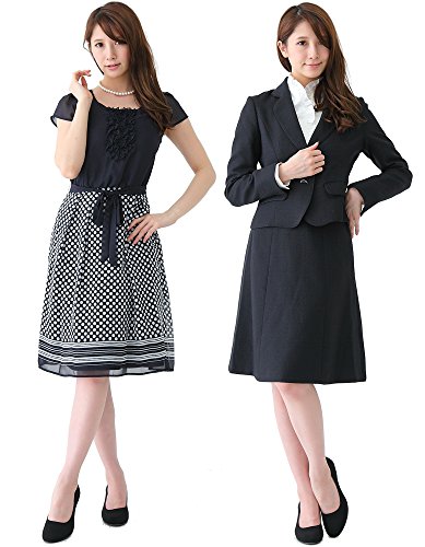 (アッドルージュ) AddRougeドット柄ワンピースレディースセレモニー3点セットスーツ【b2527-533250】