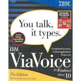 IBM ViaVoice 10.0 Pro with headset