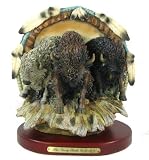 Running Buffaloes Figurine
