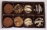 Gourmet Food : Scott's Cakes Assorted Truffles 1/2 Pound White Box