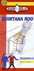 Quintana Roo State Map by Guia Roji