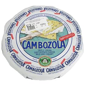 Cambozola Triple Cream Blue Veined Cheese 5 Pound Wheel