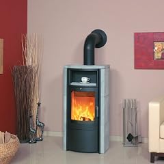 HARK Kaminofen 57 ECOplus Kachelofen Kamin Ofen 7 kW mit Specksteinverkleidung
