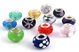 Pandora Style Twelve (12) Piece Charm Bead Set with Murano Style, Lampwork Style and Faceted Glass Style Beads Fits Pandora, Troll, Biagi and Charmilia Exact Assortment as Shown (FBA100) 516P5UKoC%2BL. SL160 Pandora Style Twelve (12) Piece Charm Bead Set with Murano Style, Lampwork Style and Faceted Glass Style Beads Fits Pandora, Troll, Biagi and Charmilia Exact Assortment as Shown (FBA100)