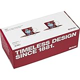 Iittala Taika Set of 2 Red Espresso Cups And Saucers, Gift Set