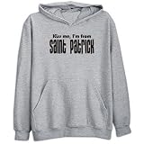 Sweatshirt Heather Gray  Kiss Me Saint Patrick  Grenada City