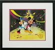 Mickey Mouse and Minnie Mouse Walt Disney Limited Edition Animation Cel, Mickey's Surprise Party, Framed