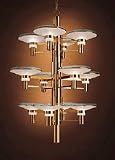 Kichler 2517PB Fountains Of Light Hall / Foyer Light Polished Solid Brass Height: 43-1/2