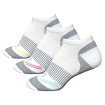 ASICS Women's Hydrology Low Cut Running Sock (3-Pack) (Assorted,Medium)