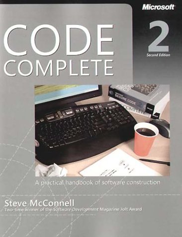 Code Complete: A Practical Handbook of Software Construction