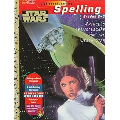 Princess Leia's Escape from the Death Star: A Star Wars Spelling Story Workbook, Grades 2-3 (Star Wars)