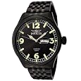Invicta Men`s 0450 II Collection Black Ion-Plated Stainless Steel Watch