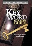 KJV Key Word Study Bibles: Genuine Black Lthr