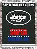 Northwest New York Jets Super Bowl III Commerative Throw