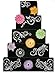 Designer Stencils C480 Five Scroll Cake Stencil Set, Beige/semi-transparent