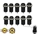 3.5MM Mini Stereo Panel Mount Jack Solder Connector - 3.5MM Headphone Audio Video Female Vertical Jack Socket Plug with Nuts,Full Gold-Plated High Temperature 4 Channel, Pack of 10, Sold By Lsgoodcare