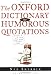 Oxford Dictionary of Humorous Quotations