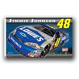 NASCAR # 48 Jimmie Johnson 2-sided Flag with Grommets