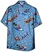 Santa Reindeer and Parrots Christmas Hawaiian Shirt