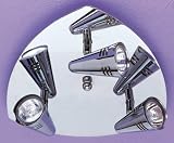 Micromark MM30710 Astron GU10 Mains Voltage Triple Cluster Spotlight in Polished Chrome