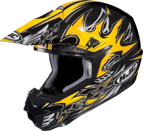 HJC CL-X6 Frenzy Motocross Helmet MC-3 Yellow 