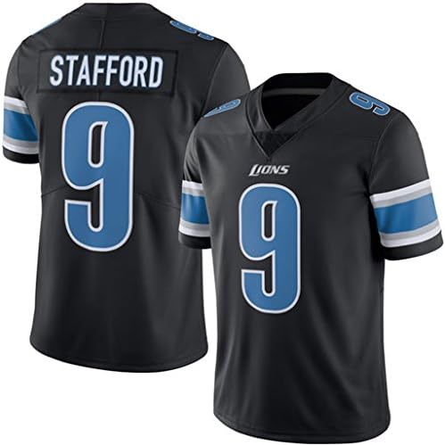 Matthew Stafford Detroit Lions Mens Color Rush Limited Jersey Black XXL