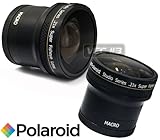 Polaroid Studio Series .21x Super Fisheye Lens With Macro Attachment, Inclu ....