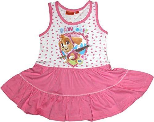 Paw Patrol Girls Sky and Pups Dress By Bestrend (3-4 Years, Pink)
